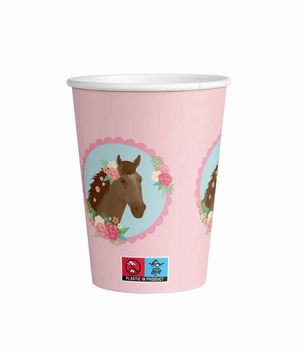 Paard Bekers 9cm 8st
