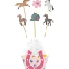Paard Cupcake Toppers 12 delig