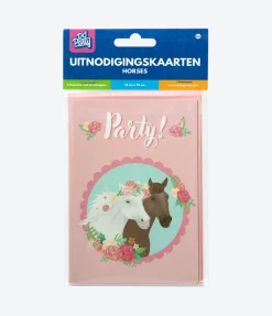 Paard Uitnodigingen 6st