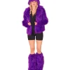 Paarse Beenwarmers Pluche