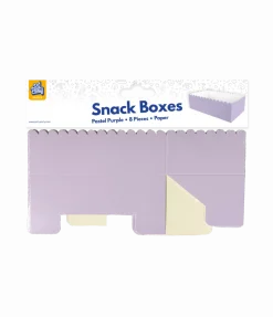 Paarse Snackbakje 12,5cm 8st