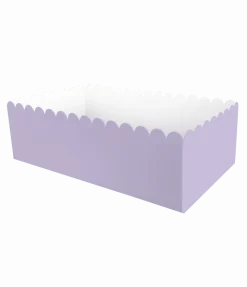 Paarse Snackbakje 12,5cm 8st