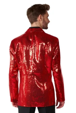 Paillet Rood Blazer Heren Suitmeister