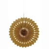 Papieren Waaier Goud 40cm