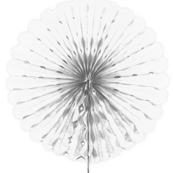 Papieren Waaier Wit 45cm