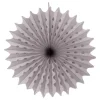 Papieren Waaier Zilver 45cm