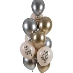 Party Ballonnen Set Let'S Party 33cm 12st