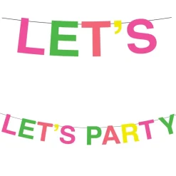 Party Letterslinger Gekleurd 2m