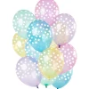 Pastel Ballonnen Witte Stippen 30cm 12st
