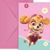 Paw Patrol Uitnodigingen Skye And Everest 6st
