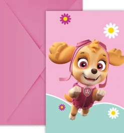 Paw Patrol Uitnodigingen Skye And Everest 6st