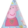 Peppa Pig Feesthoedjes 6st
