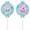 Peppa Pig Papieren Rietjes 4st