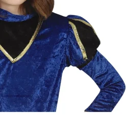 Pietenpak Jurk Kind Blauw/Goud