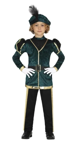 Pietenpak Kind Groen/Goud