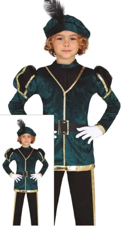 Pietenpak Kind Groen/Goud