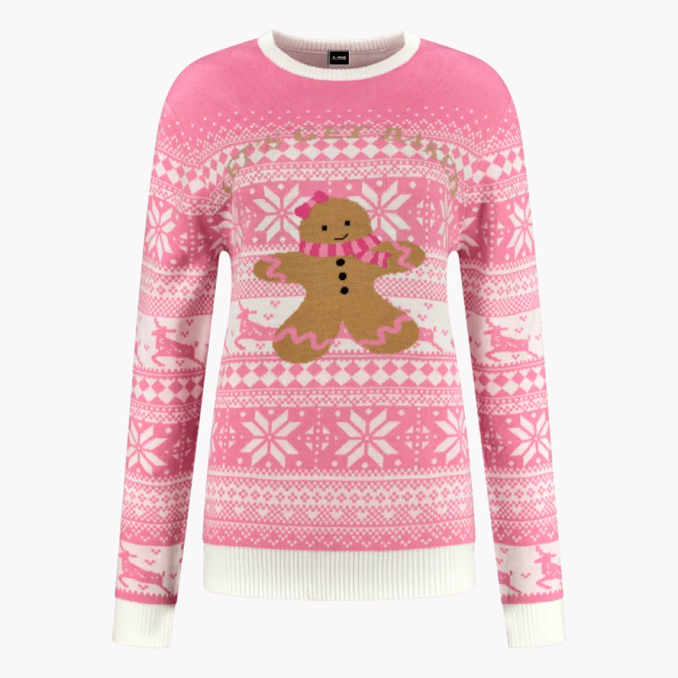 Pink Gingerbread Trui voor kinderen