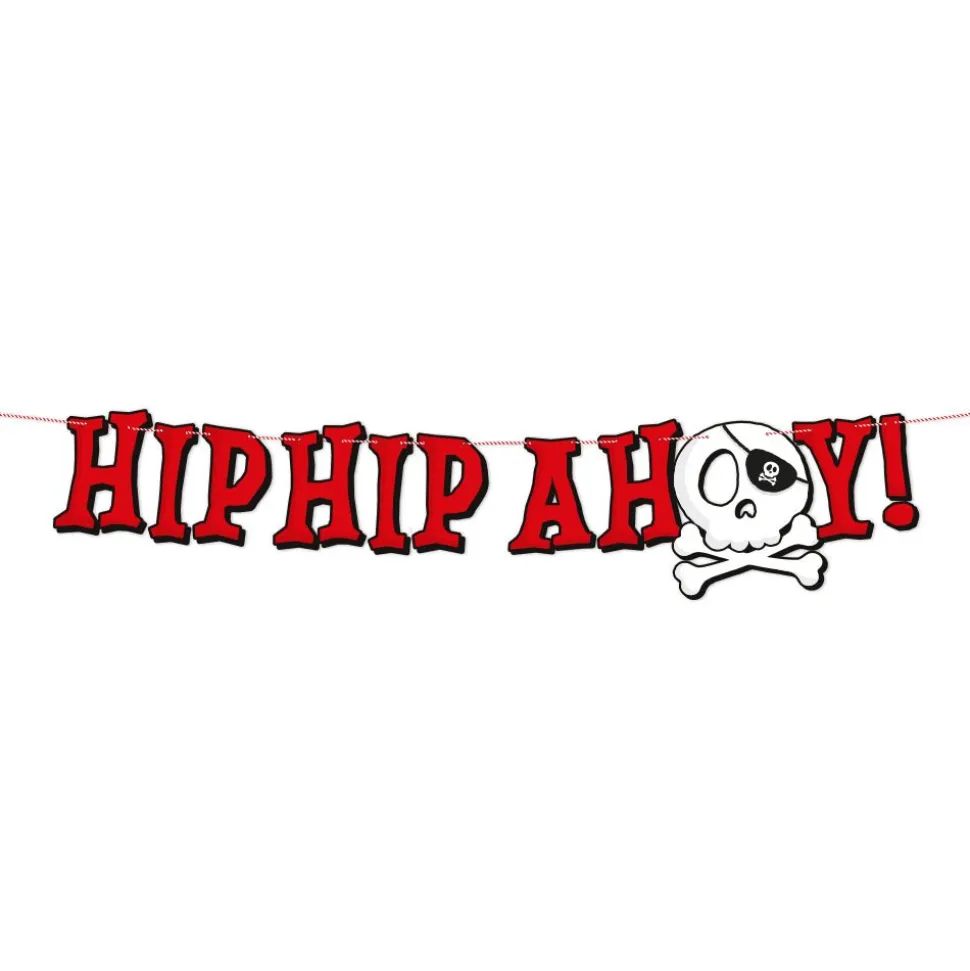 Piraat Letterslinger Hip Hip Ahoy 2m