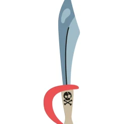 Piraat Nep Zwaard 27cm 6st