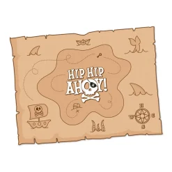 Piraat Placemats Hip Hip Ahoy 8st