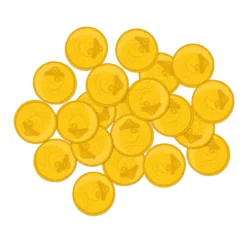 Piraat Tafelconfetti Gouden Munten 16gr