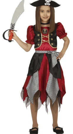 Piraten Kostuum Kind Rood