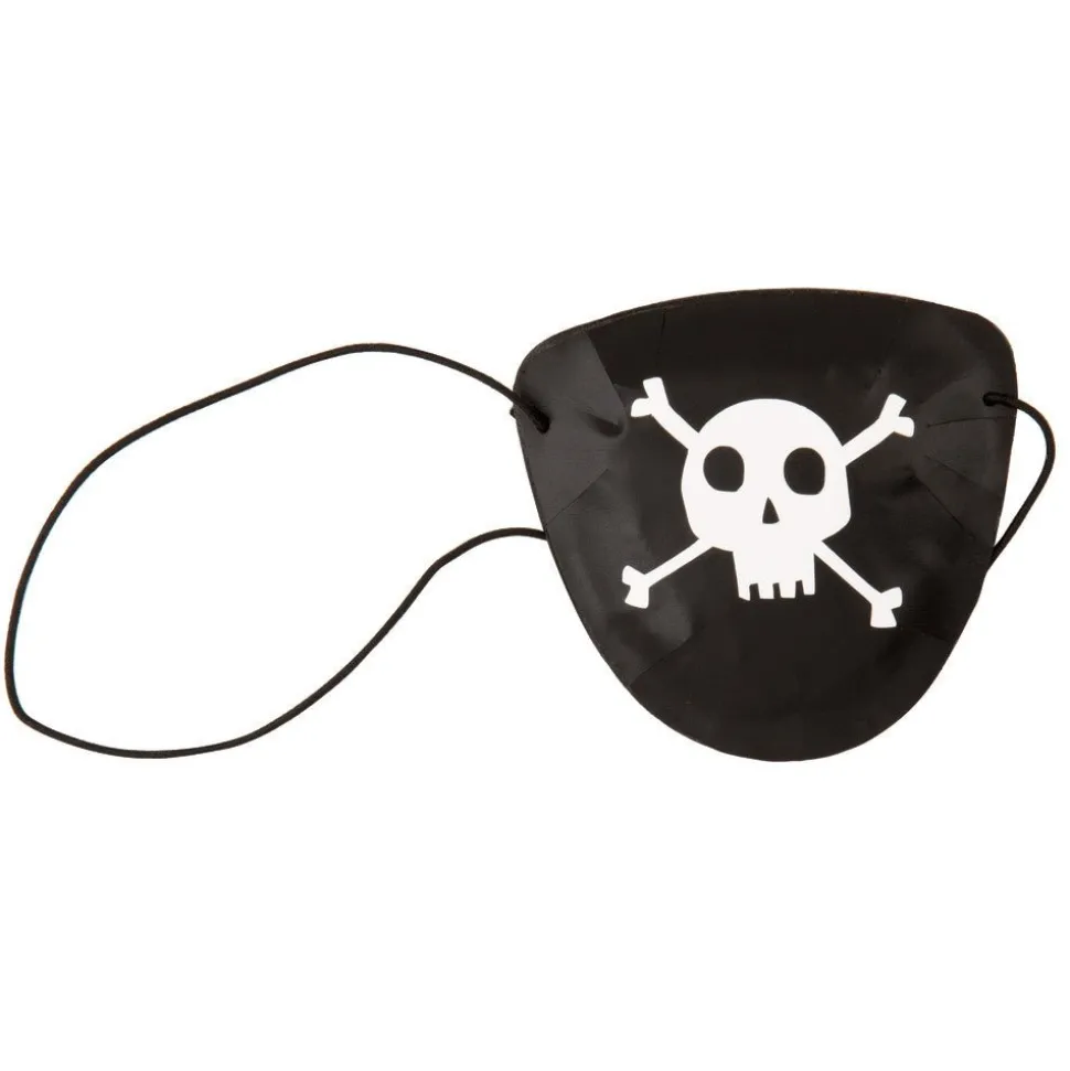 Piraten Ooglapjes Plastic 8st