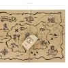 Piraten Placemat Papier 40cm 30st
