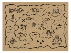 Piraten Placemat Papier 40cm 30st