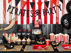 Piraten Slinger Pirates Party Zwart 1m