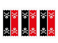 Piraten Uitdeelzakjes 18cm 6st