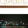 Plankje Met Tekst Carnaval Verlicht