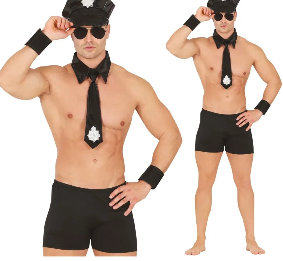 Politie Accessoireset Striptease 5 delig