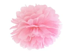 Pompon Lichtroze 25cm
