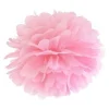Pompon Lichtroze 35cm