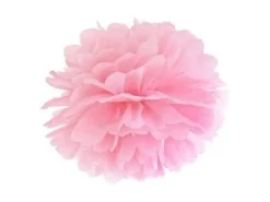 Pompon Lichtroze 35cm