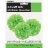 Pompon Lime Groen 20cm 3st