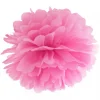 Pompon Roze 25cm