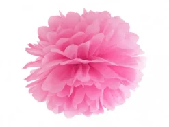 Pompon Roze 25cm