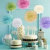 Pompon Wit 25cm
