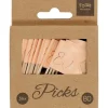 Prikkers 80 Jaar Rose Goud 6,5cm 36st