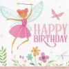 Prinsessen Servetten Happy Birthday 16cm 16st