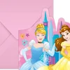 Prinssessen Uitnodigingen 6st