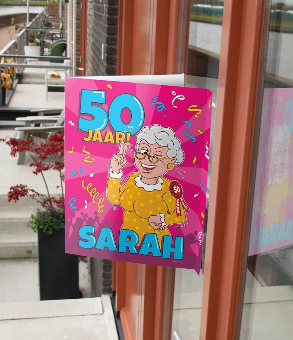 Raambord Sarah 50 jaar 60cm