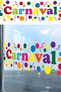 Raamsticker Carnaval 75cm