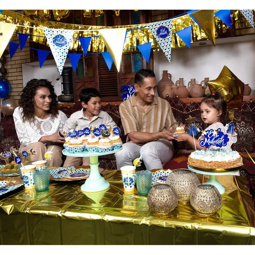 Ramadan Cocktailprikkers Eid Mubarak 12cm 12st