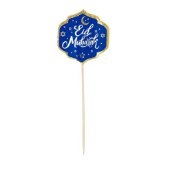 Ramadan Cocktailprikkers Eid Mubarak 12cm 12st