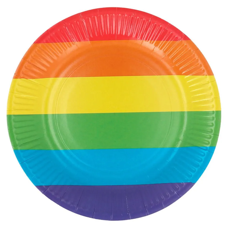 Regenboog Borden 23cm 8st