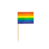 Regenboog Cocktailprikkers 6cm 50st