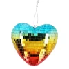 Regenboog Discobal Hart 19cm